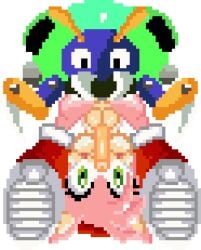 1futa amy_rose animated anthro badnik cum licking_balls project_x_love_potion_disaster sega