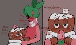 2boys blowjob brown_cock brown_skin cosmo_(dandy's_world) cute_face dandys_world freaky friends gay gay_blowjob gay_sex helping_hand horny hotpotatoss male_only red_cock red_skin sprout_(dandy's_world) strawberry