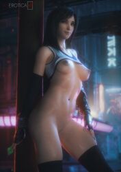 1girls 2025 3d 3d_(artwork) areolae black_hair blender breasts detailed_background female female_focus female_only final_fantasy final_fantasy_vii final_fantasy_vii_remake half-dressed half_naked hi_res highres light-skinned_female light_skin long_hair medium_breasts nipples pose posing presenting presenting_breasts presenting_pussy pussy pussy_lips pussy_peek shaved_crotch shaved_pussy showing_off square_enix tank_top tank_top_lift thick_thighs thigh_highs thighhighs tifa_lockhart vagina vgerotica watermark