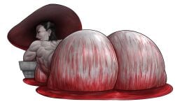 1girls alcina_dimitrescu ass bath bathing bathing_in_blood bent_over big_ass blood blood_bath capcom fat_ass female grey_skin huge_ass mature_female resident_evil resident_evil_8:_village solo zerbebuth