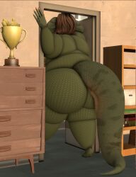 big_ass bubble_butt huge_ass kingofthekabuto queenofthekabuto tagme thick_thighs wide_hips