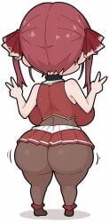 1girls chibi hololive houshou_marine huge_ass huge_breasts tagme vtuber