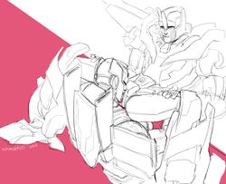 2015 alien autobot closed_eyes cunnilingus cybertronian duo fellatio getaway_(transformers) happy humanoid living_machine machine male open_mouth oral oral_sex pussy robot sex simple_background skids_(transformers) smile spread_legs spreading straight tenmatrixes tongue transformers transformers_idw vaginal_penetration valve_(transformers) valveplug