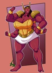 4_arms 4_eyes alien alien_girl alien_humanoid ben_10 big_breasts cartoon_network female female_focus female_only jaeh muscle muscle_girl muscles muscular muscular_arms muscular_female muscular_legs muscular_thighs orange_eyes red_body red_hair red_skin tetramand tini tini_(ben_10) warner_bros warner_brothers