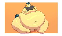 ayaxstudio bbw big_breasts breasts cleavage huge_breasts overweight pokemon pokemon_(species) thick_thighs typhlosion wide_hips