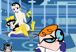 1girls 2boys agent_honeydew animated artjimx cartoon_network dexter's_laboratory dexter_(dexter's_laboratory) dial_m_for_monkey human interspecies mammal monkey monkey_(dial_m_for_monkey) primate tagme vaginal_penetration zoophilia