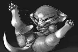 anthro anus bondage bound capcom carrot_(artist) claws dildo feline felyne female forced fur gag gagged half-closed_eyes hi_res mammal melynx monochrome monster_hunter penetration pussy pussy_juice rope sex_toy simple_background solo spreading tears vaginal_penetration video_games