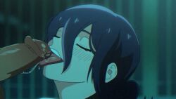 1boy 1girls 2d 2d_animation animated artofadam ass barefoot big_ass blowjob chainsaw_man closed_eyes dark-skinned_male dark_hair feet fellatio foot_fetish hetero interracial large_ass legs legs_up licking licking_penis light-skinned_female longer_than_10_seconds lying lying_on_stomach medium_breasts nude nude_female oral oral_sex purple_hair reze_(chainsaw_man) sex shorter_than_30_seconds soles straight tagme thighs toes video