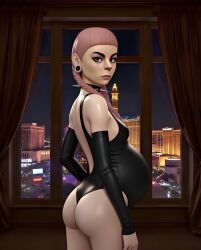 3d 3on3freestyle ai_generated breasts cindy fetish fetish_wear kinky latex latex_clothing obedience pregnancy pregnant pregnant_belly pregnant_female sex_slave sex_toy showing_ass showing_off side_boob slave_collar slave_girl
