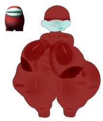 1girls among_us among_us_red among_us_reference big_ass big_belly big_breasts big_butt big_lips big_lips_no_eyes big_nipples big_thighs cursed cursed_image curvy curvy_female curvy_figure fat fat_ass fat_butt fat_female fat_fetish fat_tits fat_titties hyper_ass hyper_breasts lalababayaya meme red_skin saggy_boobs saggy_breasts thicc thicc_thighs thick_thighs voluptuous voluptuous_female