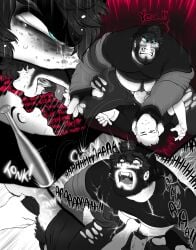 2boys 2d 2d_(artwork) 2d_artwork 2male 2males abuse abused abused_male angry angry_expression angry_eyes angry_face angry_sex backwards_baseball_cap backwards_cap backwards_hat baseball_bat beard beating big_cock big_dick big_penis big_sub big_sub_small_dom big_sub_small_top black_eyebrows black_fingerless_gloves blue_eyes chocking clawed_fingers clawed_hands claws clothed clothed_female clothed_male colorless comic comic_page crying crying_with_eyes_open dark_eyebrows dark_hair electric electric_shock electricity english english_commentary english_dialogue english_language english_text fingerless_gloves freckles freckles_on_body freckles_on_face fully_clothed fully_clothed_male furrowed_brow furrowed_brows furrowed_eyebrows gay gay_domination gay_rape gay_sex grayscale hand_on_neck hand_on_throat happy_trail huge_cock huge_dick huge_penis hunter_(sabbasarts) jacket kyle_langdon_(sabbasarts) light_hair male massive_cock massive_dick massive_penis metal_baseball_bat moan moaning moaning_in_pain moans motion_lines original original_character original_characters page_11 page_number pubic_hair pubic_hair_on_body pubic_hair_peek pubic_tuft rape raped_male red_text sabbasarts saliva saliva_drip saliva_string saliva_trail screaming screaming_in_agony screaming_in_pain shaking shaking_lines sharp_claws sharp_fingernails sharp_teeth shock shocked shocked_expression shocked_eyes shocked_face shocked_look shocking shouting size_difference small_dom small_dom_big_sub spiked_jacket straight_hair suprised suprised_expression suprised_eyes suprised_face suprised_look sweat sweatdrop sweating sweaty sweaty_body tall taser tazer tear tearing_up tears uncolored wavy_hair yelling