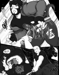 2boys 2d 2d_(artwork) 2d_artwork 2male 2males abuse abused abused_male angry angry_expression angry_eyes angry_face angry_male attack attacked attacking backwards_baseball_cap backwards_cap backwards_hat baseball_bat baseball_cap beard beating black_eyebrows black_fingerless_gloves black_shirt clothed clothed_male colorless comic comic_page dark_eyebrows dark_hair english english_commentary english_dialogue english_language english_text falling fingerless_gloves freckled_face freckles freckles_on_arms freckles_on_face freckles_on_hands fully_clothed fully_clothed_male grayscale hunter_(sabbasarts) hurt hurt_expression hurting imminent_rape jacket jacket_open jeans kyle_langdon_(sabbasarts) light_hair male metal_baseball_bat onomatopoeia original original_character original_characters page_5 page_number pants ripped_clothing ripped_pants sabbasarts saliva saliva_drip saliva_trail sharp_teeth shock shocked shocked_expression shocked_eyes shocked_face shocked_look short_hair size_difference smoking smoking_cigarette spiked_jacket straight_hair suprised suprised_expression suprised_eyes suprised_face suprised_look tall uncolored wavy_hair