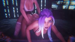 1futa 1girls 3d 3d_animation animated animated_gif antifragile_slay_star ashe_(overwatch) ass ass_jiggle bent_over big_ass big_breasts bra braided_hair breasts brown_skinned_female dark-skinned_female dark_skin deep_penetration doggy_style female female_focus female_penetrated from_behind fucked_from_behind futa_on_female futanari gif large_breasts le_sserafim light-skinned_futa light_skin lingerie loop mexican nyl2 nyl_ashe nyl_sombra overwatch overwatch_2 partially_clothed purple_hair sex sex_from_behind sombra thighhighs thrusting webcam