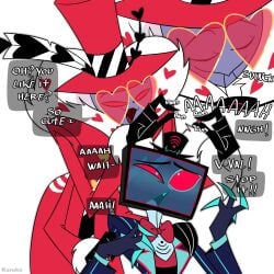 valentino (hazbin hotel) from hazbin hotel by kuruko