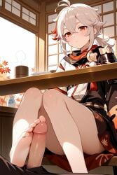 kaedehara kazuha from genshin impact by slop-o-mixer