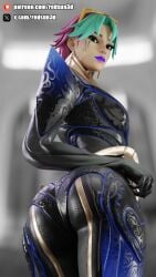 1girls 3d ass ass_focus ass_up black_costume black_eyebrows black_eyelashes black_glove black_gloves black_jacket black_jeans black_pants blender blender_(artwork) blue_eyes blue_light bubble_ass bubble_butt detailed_background epic_games female female_focus female_human female_only fortnite fortnite:_battle_royale from_behind from_behind_position from_behind_view from_below from_below_view high_quality high_resolution highres huge_ass jacket light-skinned_female looking_at_partner looking_at_viewer looking_back looking_back_at_viewer looking_down male_pov nsfw pink_hair pov pov_eye_contact realistic redsun3d selene_(fortnite) tagme thick_thighs white_cap wide_ass wide_hipped_female wide_hips wide_thighs