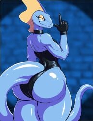 1boy 2020s 2025 5_fingers accessory anthro anthro_male anthro_only arm_down arm_up arms ass athletic athletic_anthro athletic_body athletic_femboy athletic_male bedroom_eyes biceps big_ass big_butt big_thighs black_eyebrows black_eyelashes black_gloves black_neckwear black_swimsuit blue_arms blue_back blue_body blue_head blue_legs blue_neck blue_tail blue_wall blurred_background bottom_heavy brick_background brick_wall bricks bright_eyes bubble_ass bubble_butt butt_focus closed_mouth closed_smile clothed clothing collarbone comission confident confident_male curvaceous_figure curved_tail curves curvy curvy_male dat_ass digital_media_(artwork) elbow eyebrows eyelashes eyes facial_expression fat_ass fat_ass_femboy fat_butt femboy femboy_focus femboy_only fin finger_up fingers fit fit_male generation_8_pokemon gesture glistening_arms glistening_butt glistening_clothing glistening_gloves glistening_head glistening_neckwear glistening_swimwear glistening_tail gloves half-closed_eye hand head_fin hi_res hourglass_figure humanoid inteleon large_legs large_tail large_thighs latex latex_gloves legs long_tail looking_at_viewer looking_back looking_back_at_viewer male male_focus male_only muscular muscular_arms narrowed_eyes nintendo no_nose no_watermark nostrils open_eyes partially_clothed partially_clothed_anthro partially_clothed_male pointing pointing_up pokemon pokemon_(species) portrait pose posing presenting presenting_butt raised_arm round_ass round_butt round_tail showing_butt smile smiling_at_viewer solo solo_male swimsuit swimwear tail tailwag thick_legs thick_tail thick_thighs three-quarter_portrait three-quarter_view tight_clothing tight_swimsuit tight_swimwear torsowear tridark underbutt voluptuous voluptuous_femboy voluptuous_male white_sclera yellow_eyelids yellow_eyes yellow_fin