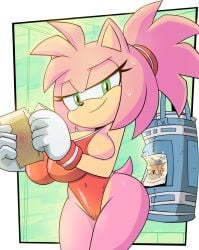 amy rose from sega by grimphantom