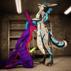 1:1 3d_(artwork) 4k absurd_res animal_genitalia animal_penis anthro anthro_on_anthro anthro_penetrated anthro_penetrating anthro_penetrating_anthro arms_tied balls basement biped black_body black_fur blender_(artwork) blender_cycles blue_body blue_fur blue_penis bodily_fluids bondage bondage bound canid canine canine_genitalia canine_penis canis claws clothing cum cum_drip cum_dripping_from_penis cum_in_mouth cum_inside cum_on_penis depth_of_field digital_media_(artwork) dominant dragonplayer dragonplayer_(character) dripping duo erection fellatio fox fur genital_fluids genitals green_penis grey_body grey_fur hair hi_res inside jex jexouium kneeling kneeling_oral_position knot legwear male male/male male_penetrated male_penetrating male_penetrating_male mammal mccheese178 multicolored_body nude open_mouth oral oral_penetration orgasm paws penetration penile penis purple_body purple_fur red_body red_fur reflection restraints rexouium sex sex_dungeon slim slim_anthro slim_male slim_sub smile standing submissive submissive_male tail white_body white_fur
