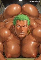 1boy 1cuntboy ai ai_art ai_assisted ai_generated anal_hair anus artist_name ass ass_bigger_than_head ass_focus ass_in_air ass_up bara bara_tiddies bara_tits bent_over biceps big_ass big_butt big_pecs breasts completely_nude cuntboy cuntboy_focus cuntboy_only cuntboy_with_breasts dyed_hair earrings green_hair heezebara human intersex leg_hair male male_focus male_only muscles muscular muscular_arms muscular_back muscular_chest muscular_cuntboy muscular_male muscular_thighs musk_clouds musky_ass musky_butt naked_male nude nude_male on_all_fours on_floor one_piece pierced_ears presenting_hindquarters roronoa_zoro scar scar_across_eye scar_on_face scowling scowling_at_viewer solo solo_cuntboy solo_focus solo_male steam steaming_body steamy_ass stretching thick_ass thunder_thighs transgender transgender_male wide_hips yaoi