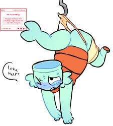 ass dandy's_world fat fat_ass fat_butt fat_male fetish finn_(dandy's_world) helpless helpless_male keeboreal roblox roblox_game suspended suspension underwear wedgie