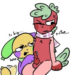 dandys_world deadtoons looey_(dandy's_world) non-consensual sprout_(dandy's_world) teasing thexanaxzaza