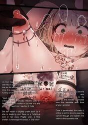 anus areola areolae_piercing ass asshole barbell_piercing begging_to_stop big_penis blonde_female blonde_hair blush body_writing bondage breasts breasts_out broken_smile bruise bruise_on_stomach bruised_stomach captured censor_bar censored clitoris completely_nude completely_nude_female crying crying_with_eyes_open dark-skinned_male degradation_text dialogue_bubble duo female female_pubic_hair green_eyes hair_ornament humiliation labia legs_up male naked naked_female needle nipple_focus nipple_piercing nipples nude nude_female penetration penis penis_in_pussy piercing pinching_nipples pom_pom_hair_ornament pubic_hair pussy pussy_juice rape rope rope_bondage ryona semen_in_vagina shigure_ui_(vtuber) short_hair small_breasts sobbing surprised tally_marks tears teenage_girl teenager tegdor text toilet_symbol torture translated urethra vagina vaginal_penetration violence virgin virtual_youtuber vtuber writing_on_ass writing_on_belly writing_on_breasts writing_on_chest writing_on_thigh young_female