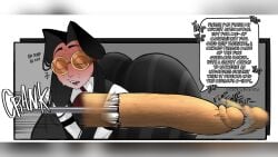 1boy anal anal_sex animated areolae ass balls big_ass black_hair bottom_heavy bottomless bottomless_male clothing dialogue dildo dildo_in_ass english_voice_acting fat_ass femboy glasses hazbin_hotel huge_ass huge_cock hung_femboy hung_trap large_ass legs_up long_hair male male_only massive_ass mp4 nipples notsafe4marcus pendleton_(hazbin_hotel) penis sex_machine sex_toy sir_pentious_(hazbin_hotel) sir_pentious_(human_form) solo sound tagme text thick_ass thick_thighs thunder_thighs tophat_turtle voice_acted wide_hips