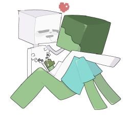 skeleton (minecraft) from minecraft by green corpse