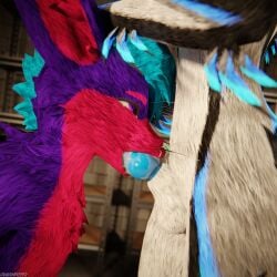 1:1 3d_(artwork) 4k absurd_res animal_genitalia animal_penis anthro anthro_on_anthro anthro_penetrated anthro_penetrating anthro_penetrating_anthro arms_tied balls basement biped black_body black_fur blender_(artwork) blender_cycles blue_body blue_fur blue_penis bodily_fluids bondage bondage bound canid canine canine_genitalia canine_penis canis claws clothing cum cum_drip cum_dripping_from_penis cum_in_mouth cum_inside cum_on_penis depth_of_field digital_media_(artwork) dominant dragonplayer dragonplayer_(character) dripping duo erection fellatio fox fur genital_fluids genitals green_penis grey_body grey_fur hair hi_res inside jex jexouium kneeling kneeling_oral_position knot legwear male male/male male_penetrated male_penetrating male_penetrating_male mammal mccheese178 multicolored_body nude open_mouth oral oral_penetration orgasm paws penetration penile penis purple_body purple_fur red_body red_fur reflection restraints rexouium sex sex_dungeon slim slim_anthro slim_male slim_sub smile standing submissive submissive_male tail white_body white_fur