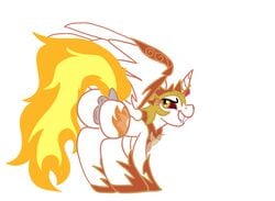 alicorn animal animated anus ass big_butt dark_persona daybreaker_(mlp) equine female friendship_is_magic horn horse jen-neigh mammal my_little_pony pony presenting princess_celestia_(mlp) pussy solo wings