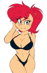 sally acorn from archie comics by akatsukishiranui-fox