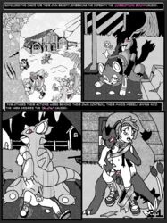 bluebean comic fear forced garden_of_eden human luxio mammal mightyena monochrome nidoqueen nintendo nipples pokemon pokemon_(species) pokephilia rape rough_sketch sneasel video_games weavile zoroark