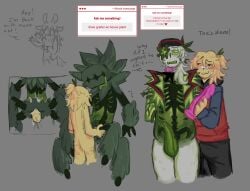 2boys block_tales chubby chubby_belly chubby_male dildo green_eyes green_teeth green_tentacles griefer_(block_tales) kikuok pink_collar pink_dildo plant plant_monster plant_sex player_(block_tales) pudgy_belly roblox roblox_game robloxian sharp_teeth submissive_male submissive_top tentacle_dick two_boys two_men white_body white_hair white_skin yellow_body yellow_hair yellow_skin