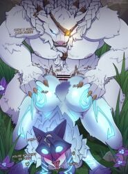 1boy 1girls anal anal_insertion anal_orgasm anal_penetration anal_sex animal_genitalia anthro anthro_on_anthro ass ass_up background big_butt big_dom_small_sub big_thighs blue_eyes blue_markings blush breast_squish breasts bulldog_position censored censored_penis child_bearing_hips defeat_sex defeated defeated_hero doggy_style domination drool drooling drooling_tongue english_text eyepatch face_down_ass_up feline female feral forced forest forest_background from_behind fur furry furry_breasts furry_ears furry_female furry_tail glowing_eyes grass grassy_field holding_arms humanoid jungle jungle_diff kindred lamb_(league_of_legends) league_of_legends lewdvelli lion looking_pleasured male mask masked masked_female mind_break nivelli penetration penis pinned pinned_down pleasure_rape pressed_against pushing_down rape raped raped_by_enemy raped_by_monster raped_female rengar riot_games sheep_girl size_difference small_sub_big_dom spoken_heart squished_breasts tagme text therianthrope thick thick_ass thick_legs thick_thighs wide_hips wide_thighs