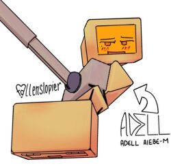 adell_aiebe fallenslopier fallslop female introduction robot robot_girl robotic_arm