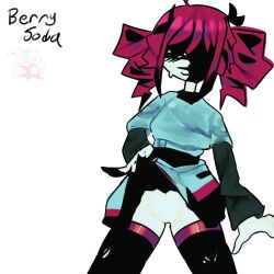 ghoul (project diva: deep blue) from forsaken (roblox) by berrysoda