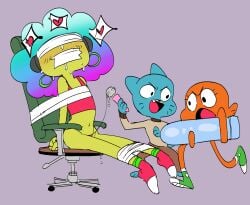 (anatomy) 1girls 2boys 4 adopted adoptive age anthro arm around at bent big biped blindfold blue blush bodily bondage bottomwear bound brother brothers chair clothed clothing color_edit colored colored_sketch colorshun crop cyprinid cypriniform darwin_watterson dbaru difference dildo domestic dominant drip dripping ear extended eyebrows eyelashes eyes fangs felid feline felis female femsub fin fingers fish fist fit fluids footwear frown fully furniture genital glistening goldfish group gumball_watterson hair head heart heavy holding hoop huge humanoid impossible iris juice larger leg legs looking male male/female maledom malemeta mammal marine markings mature mature_female mature_figure mature_woman medium milf mostly mother mouth navel no nose nude object office older on only open pants pantsless piercing pink plantigrade pleasured poofy prick pupils pussy ring round sex shirt shoes sibling sitting size small smaller socks standing straight string submissive sweat sweater symbol tape taped teeth the_amazing_world_of_gumball thong tied tongue top topwear toy trio underwear vaginal_penetration vibrator walking whisker white young younger