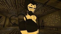 ass bendy bendy_and_the_ink_machine bendy_fem big_ass big_breasts black_body breasts cally3d cryptiacurves demon demon_girl demon_horns female rule_63