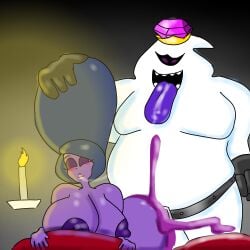 1boy 1girls alternate_version_available big_breasts big_butt big_penis crown cum_in_pussy cum_inside doggy_style duo edit ejaculation female ghost ghost_girl happy_sex hellen_gravely king king_boo luigi's_mansion luigi's_mansion_3 male male/female mario_(series) nintendo open_mouth penis_in_pussy purple_body purple_tongue royalty sex sex_from_behind straight straight_sex tongue white_body zesszoss2