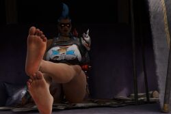 blender foot_fetish junker_queen self_upload soles solo_female