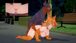 1girl 3d animal_penis animated bestiality buffpup_(vtuber) canine canine_genitalia canine_penis censored censored_penis censored_pussy cum cum_in_pussy cum_inside cursed dog_penis doggy_style exhibitionism female female_focus feral feral_on_female feral_on_human feral_penetrating indie_virtual_youtuber knot knotted_penis knotting literal_doggy_style longer_than_one_minute mandj mosaic_censoring mosaic_censorship no_sound orange_hair public public_sex pussy pussy_juice sex sex_from_behind shorter_than_two_minutes squatting squirting tagme vagina vaginal_penetration vaginal_sex video virtual_youtuber zoophilia