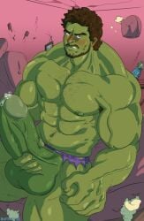 balls bara big_penis bigthortita boner erection growth hulk hulked_out male male_only marvel muscle_growth muscles muscular pedro_pascal penis real_person ripped_clothing solo solo_male