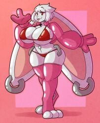 big_ass big_breasts bunny_ears bunny_girl furry handlebars inflatable latex lingerie living_inflatable nozzle panties pool_toy rubber stirrup_legwear thick_thighs white_hair