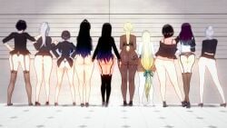 10girls akinama_family_(noir-black-shooter) ass ass_focus black_hair blonde_hair dark-skinned_female dark_blue_hair dark_purple_hair gilf goth_shizuma_himejima_(noir-black-shooter) koikatsu long_hair lulu_douji_(noir-black-shooter) maria_fontaine_(noir-black-shooter) megan_(noir-black-shooter) milf naoki_akinama_(noir-black-shooter) noir-black-shooter oc original original_character raiko_kashiwasaki_(noir-black-shooter) satori_douji_(noir-black-shooter) shizuma_himejima_(noir-black-shooter) short_hair silver_hair tomoe_himejima_(noir-black-shooter) very_long_hair