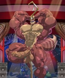 big_balls big_penis bodybuilder boner erection furry huge_balls huge_cock low_res male male_only muscles muscular muscular_arms muscular_male muscular_thighs nude penis remert rioichi_cooper sly_cooper_(series) solo solo_male testicles