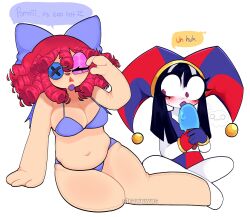 pomni (the amazing digital circus) from glitch productions by strawuwus