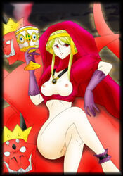 1girls 7-headed_beast blonde blonde_hair christianity crown gloves lucifer's_call medium_breasts megami_tensei monster_girl mother_harlot mythology necklace public_domain purple_gloves red_eyes religion shin_megami_tensei shin_megami_tensei_iii:_nocturne the_harlot white_skin