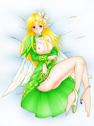 1girls a_midsummer_night's_dream celtic_mythology european_mythology fairy fairy_wings literature megami_tensei monster_girl public_domain royalty titania titania_(megami_tensei) william_shakespeare