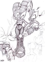 2008 bioware dark_sonic monkeyxflash monochrome shade_the_echidna shadow_the_hedgehog sonic_(series) sonic_chronicles:_the_dark_brotherhood straight_hair tagme